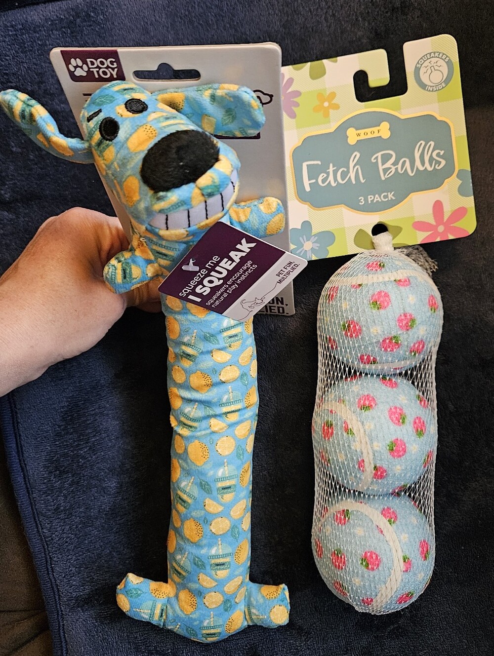 4pc Dog Toy & Ball Bundle